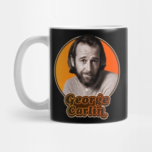 Retro George Carlin Tribute Mug